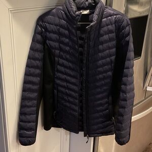32 Degrees Navy and Black Quilted Puffer Jacket